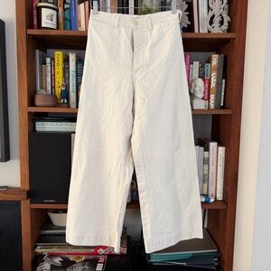 Jesse Kamm Cream Sailor Pants